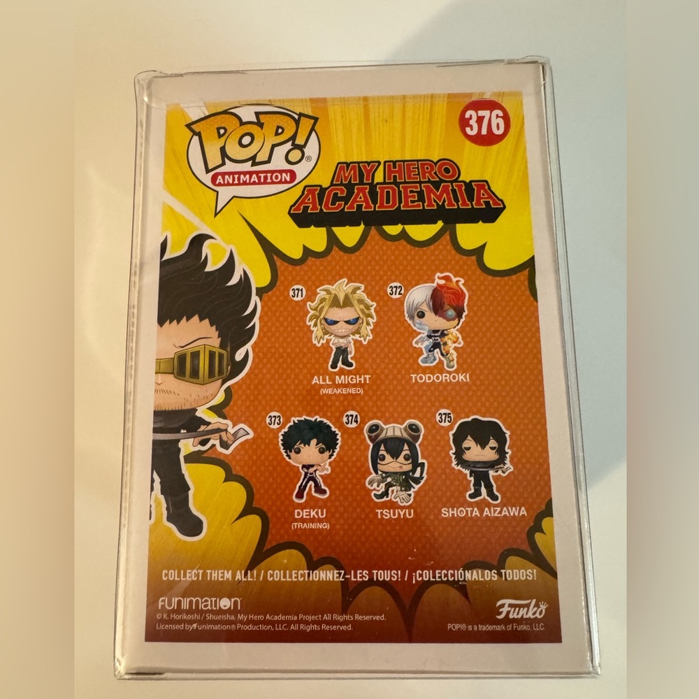 ✏️376 Funko Pop Animation My Hero Academia Shota Aizawa (Hero Costume)✏️ - Picture 2 of 6